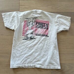Vintage Squeeze World Tour 88 Babylon And On T Shirt White Large Made In USA